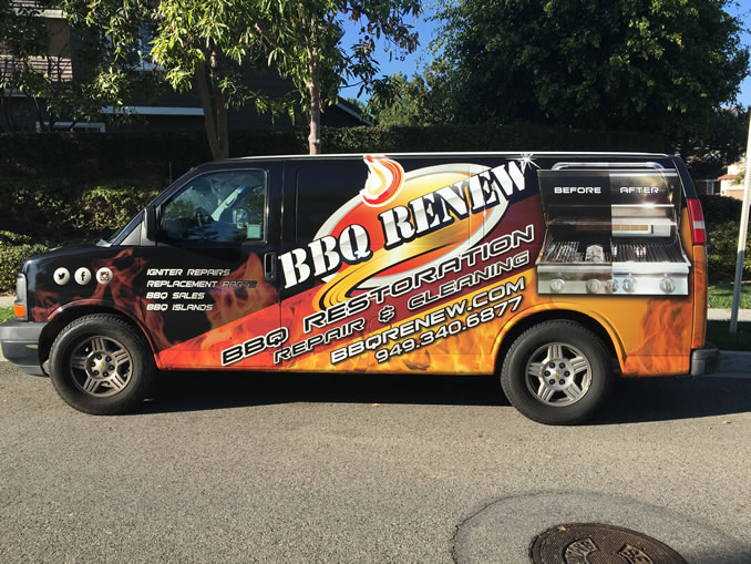 BBQ Renew Van with Wrap